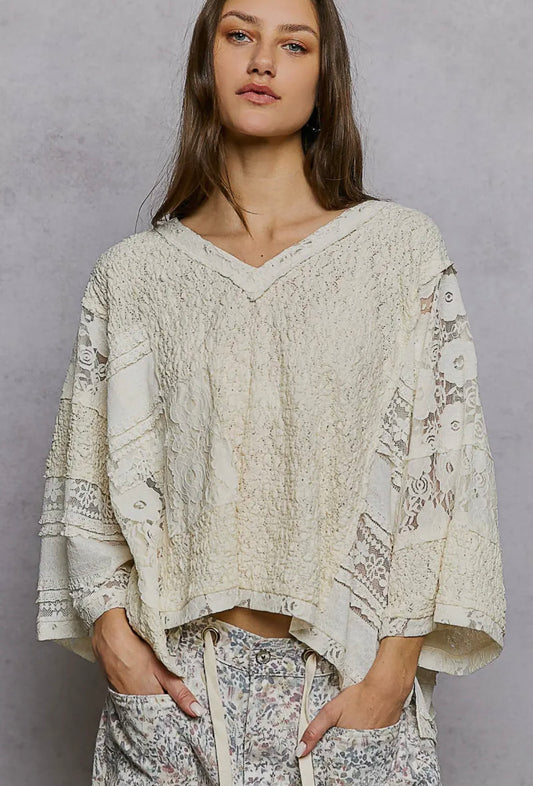 Dream Catcher, romantic lightweight airy lace top