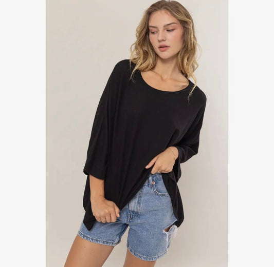 The Everyday Tee, Dolman 3/4 sleeve top