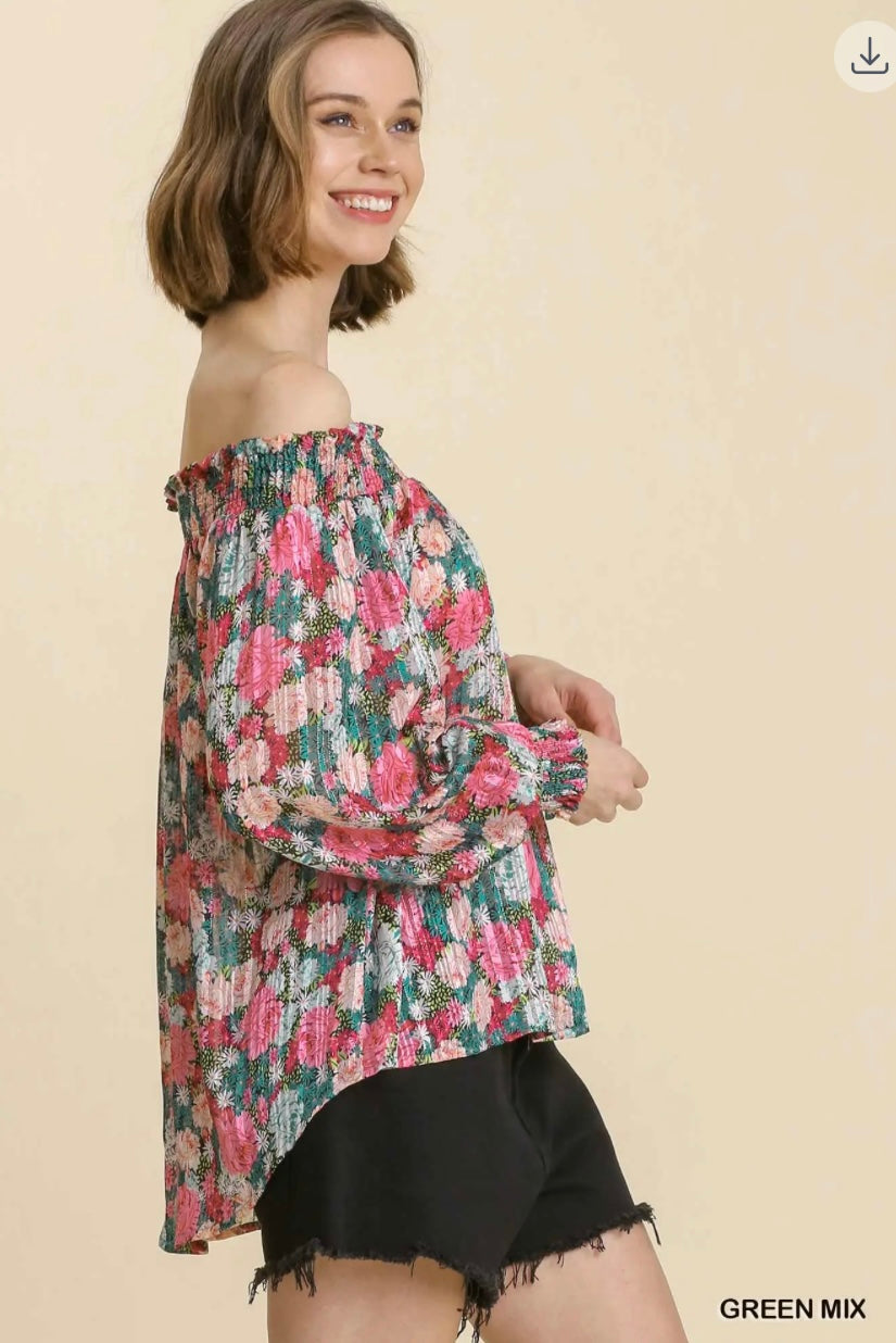 The Garden Party Off Shoulder Blouse