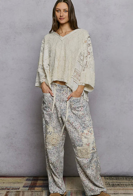 Dream Catcher, romantic lightweight airy lace top