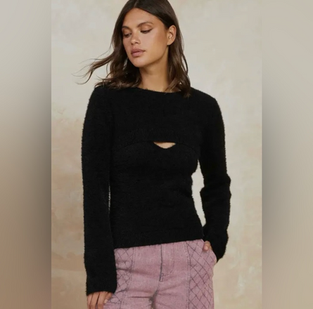 Cozy Crush, fuzzy long sleeve shrug and cami set