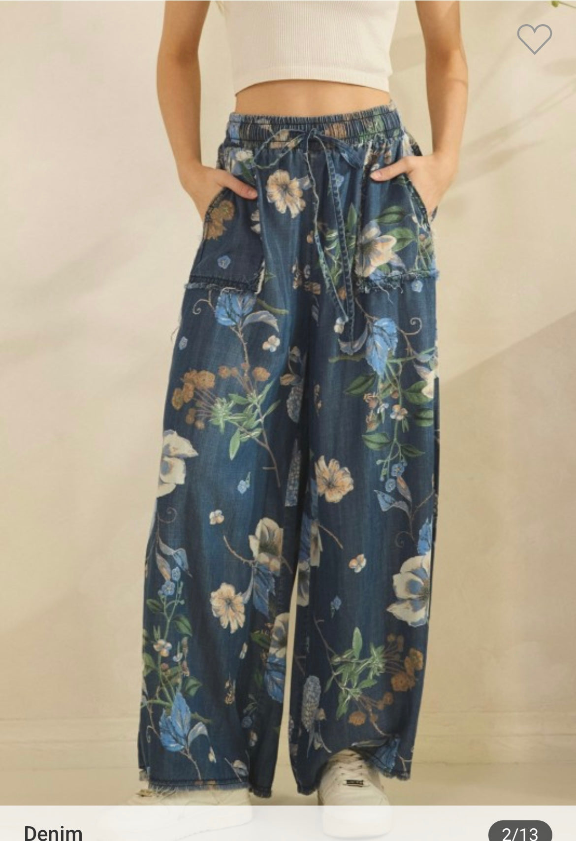 The Meadow Muse Floral Wide Leg Pants