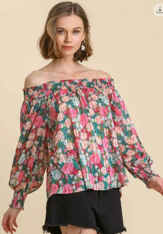 The Garden Party Off Shoulder Blouse