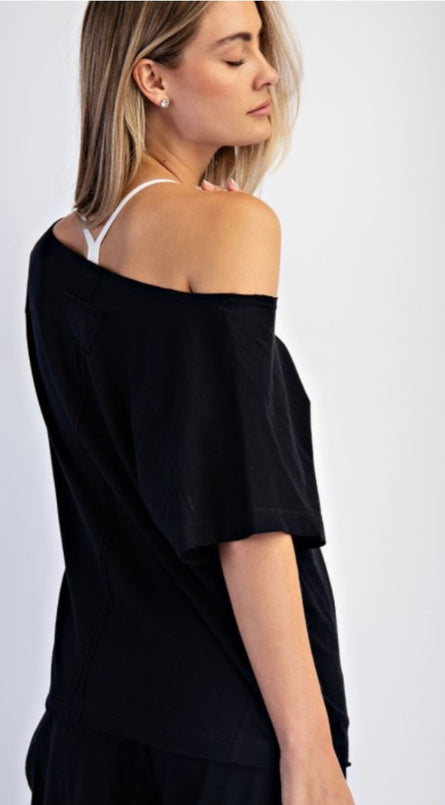 Sunbeam Off-Shoulder Lounge Top