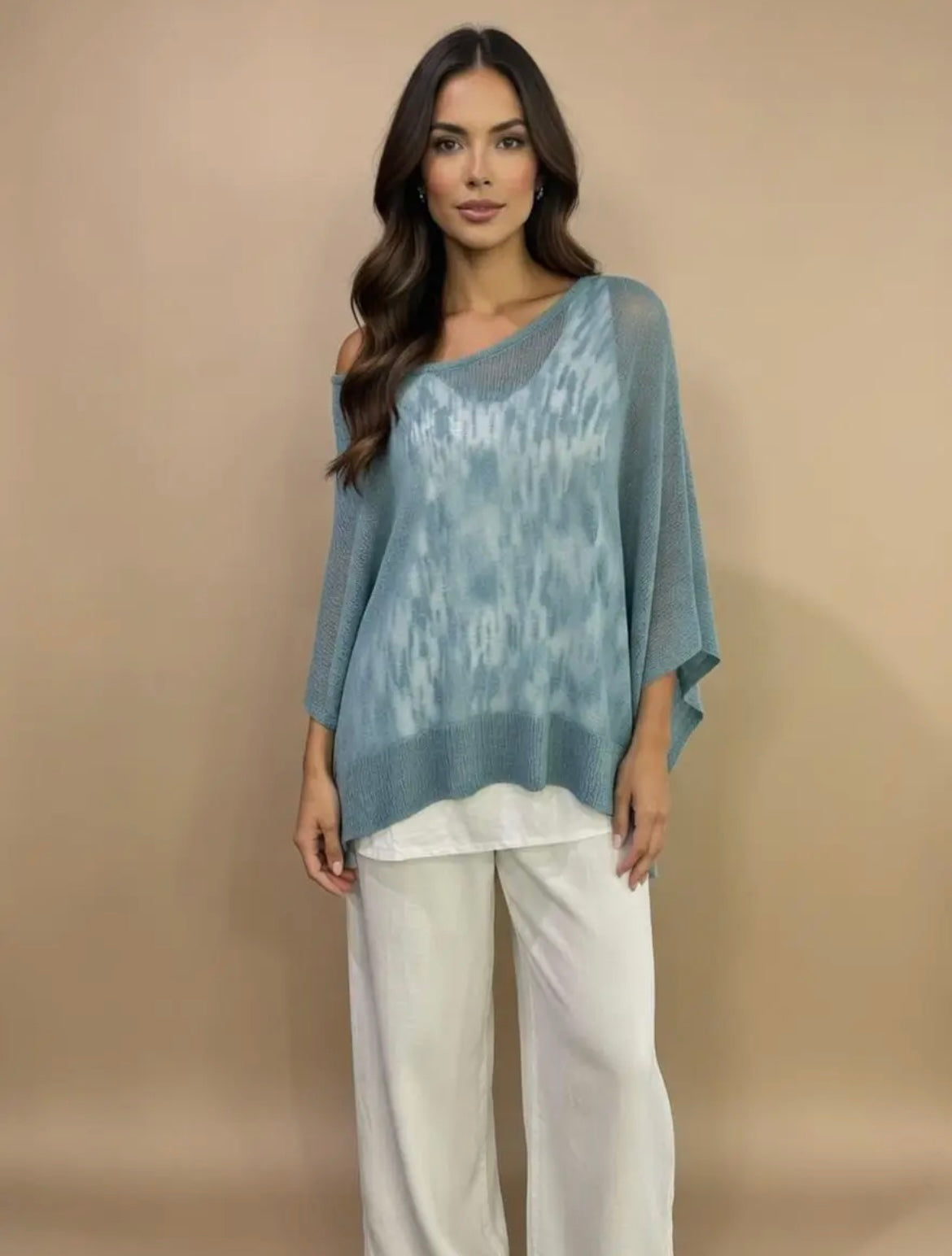 The Endless Summer Lightweight Knit Poncho