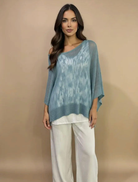 The Endless Summer Lightweight Knit Poncho