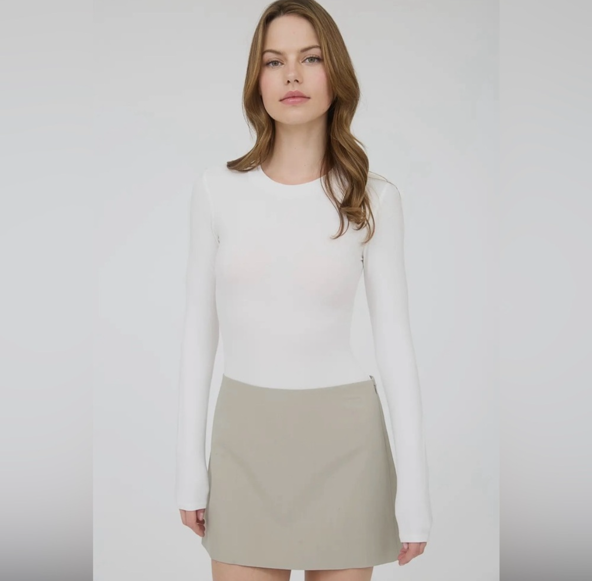 Sweater knit bodysuit