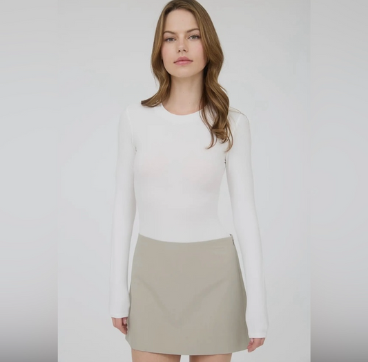 Sweater knit bodysuit