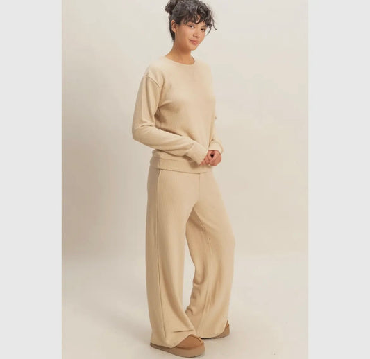 Cloud Nine, Brushed Waffle knit set